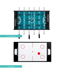 Best Choice Products 4-in-1 Multi Game Table, Childrens Arcade Set w/ Pool Billiards, Air Hockey