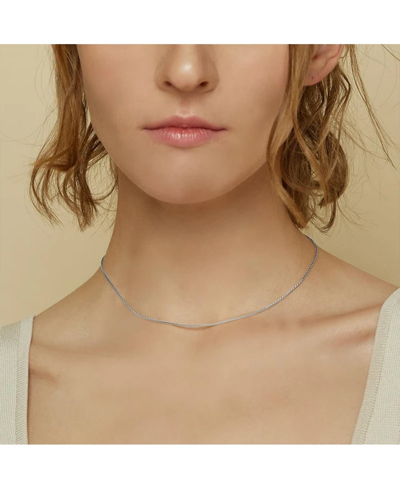 Sterling Silver 18k Gold Plated Leena Necklace, Dainty