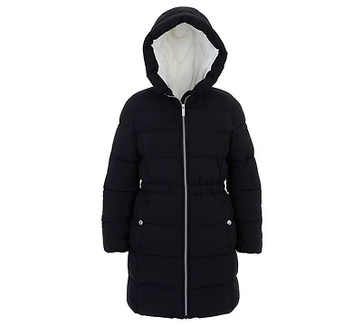 Bcbg Toddler and Little Girls Walker Berber Lined Puffer Jacket