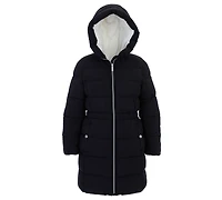 Bcbg Toddler and Little Girls Walker Berber Lined Puffer Jacket
