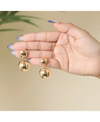 Jessica Simpson Double Ball Drop Earrings
