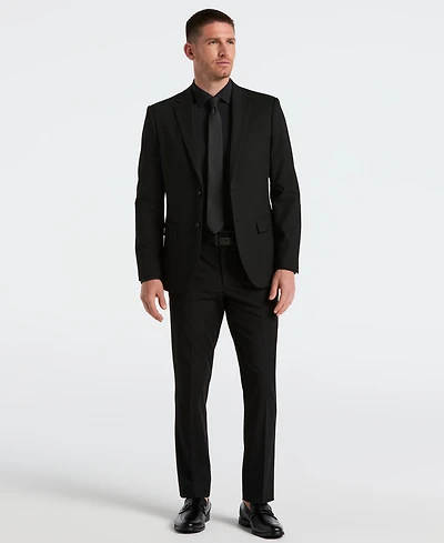 Perry Ellis Men's Dobby Louis Slim Fit Suit Pants
