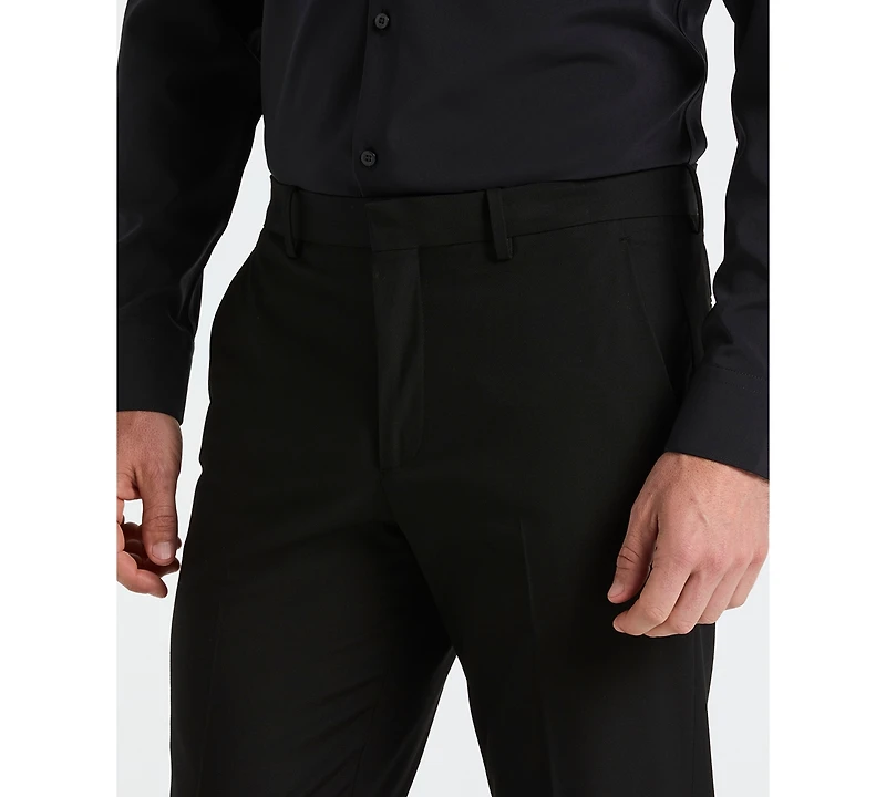 Perry Ellis Men's Dobby Louis Slim Fit Suit Pants