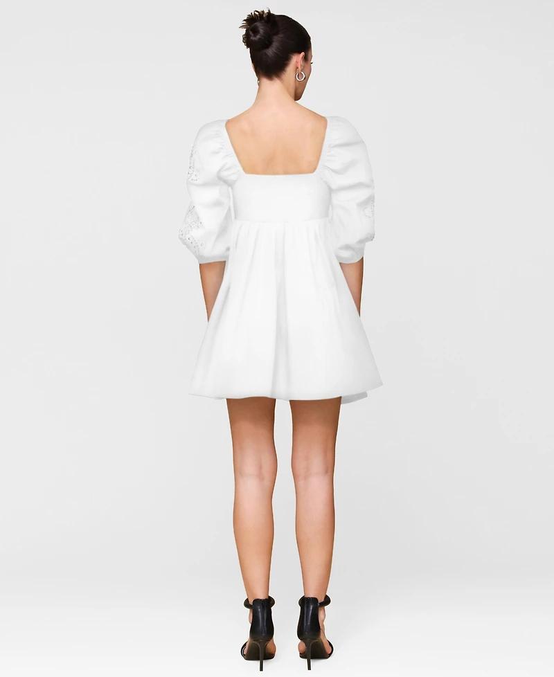 Avec Les Filles Women's Embellished A-Line Dress