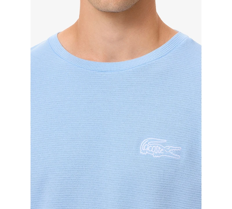 Lacoste Men's Small Croc Thermal Long Sleeve T-Shirt