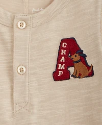 First Impressions Baby Boys Varsity Dog Sunsuit, Macy's Exclusive