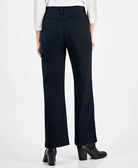 Style & Co Petite Mid Rise Wide-Leg Pants, Macy's Exclusive