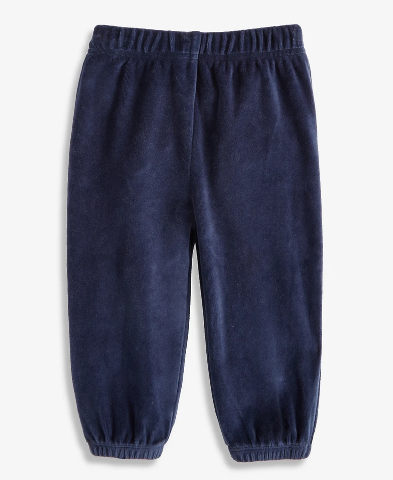 First Impressions Baby Boys Solid Velour Pants, Macy's Exclusive