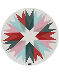 Chilewich Ribbon-Print Round 15" Placemat