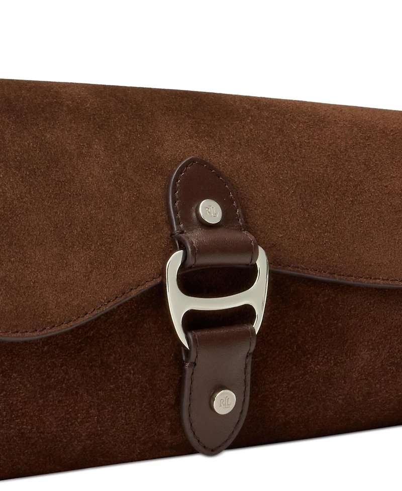Lauren Ralph Lauren Tasha Small Suede Shoulder Bag