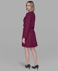 Karl Lagerfeld Paris Women's Knit Tweed Jacket
