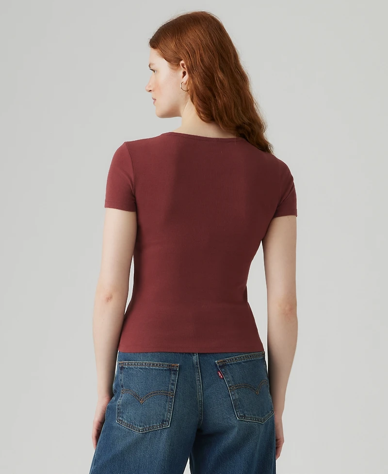 Levi's Women's Hayes Slim-Fit Short-Sleeve Crewneck T-Shirt