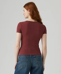 Levi's Women's Hayes Slim-Fit Short-Sleeve Crewneck T-Shirt
