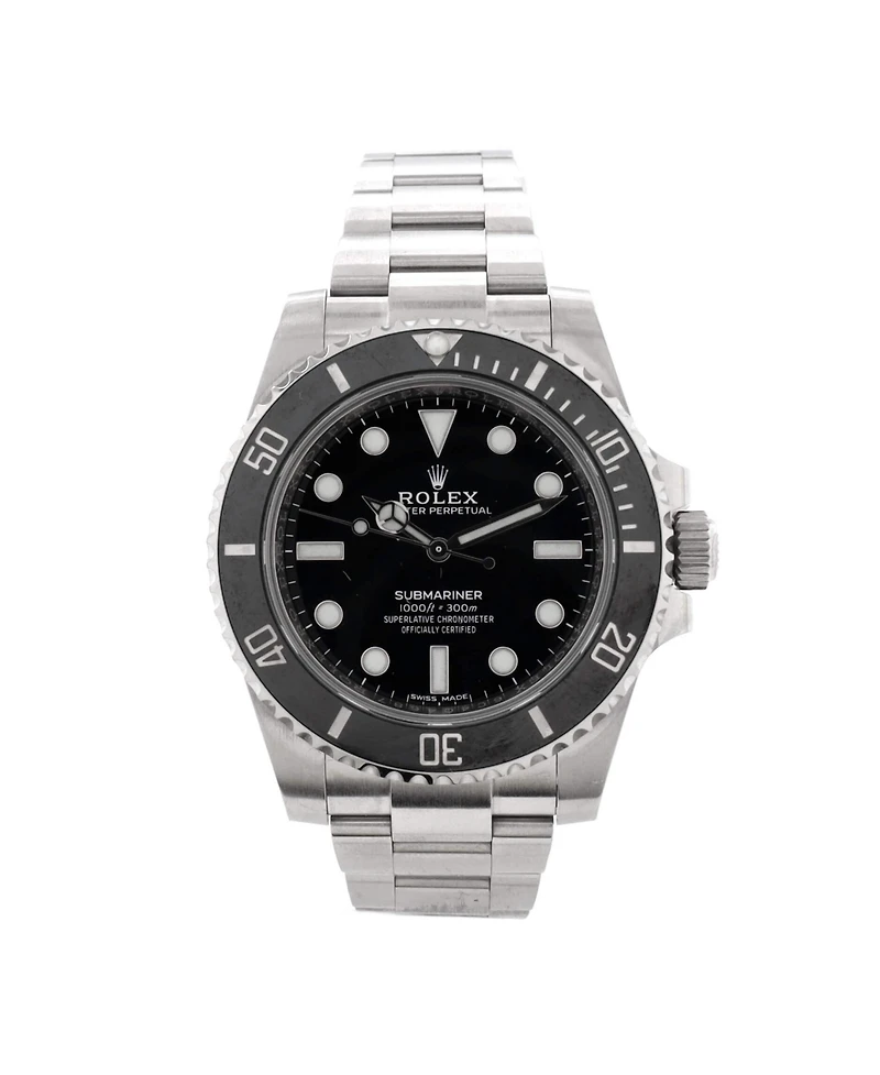 Pre-Owned Rolex Oyster Perpetual Submariner Automatic Watch in Stainless Steel and Cerachrom 40mm