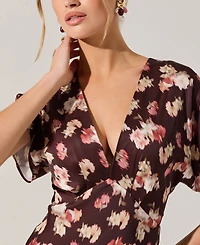 Astr the Label Women's Talyha Short-Sleeve A-Line Dress