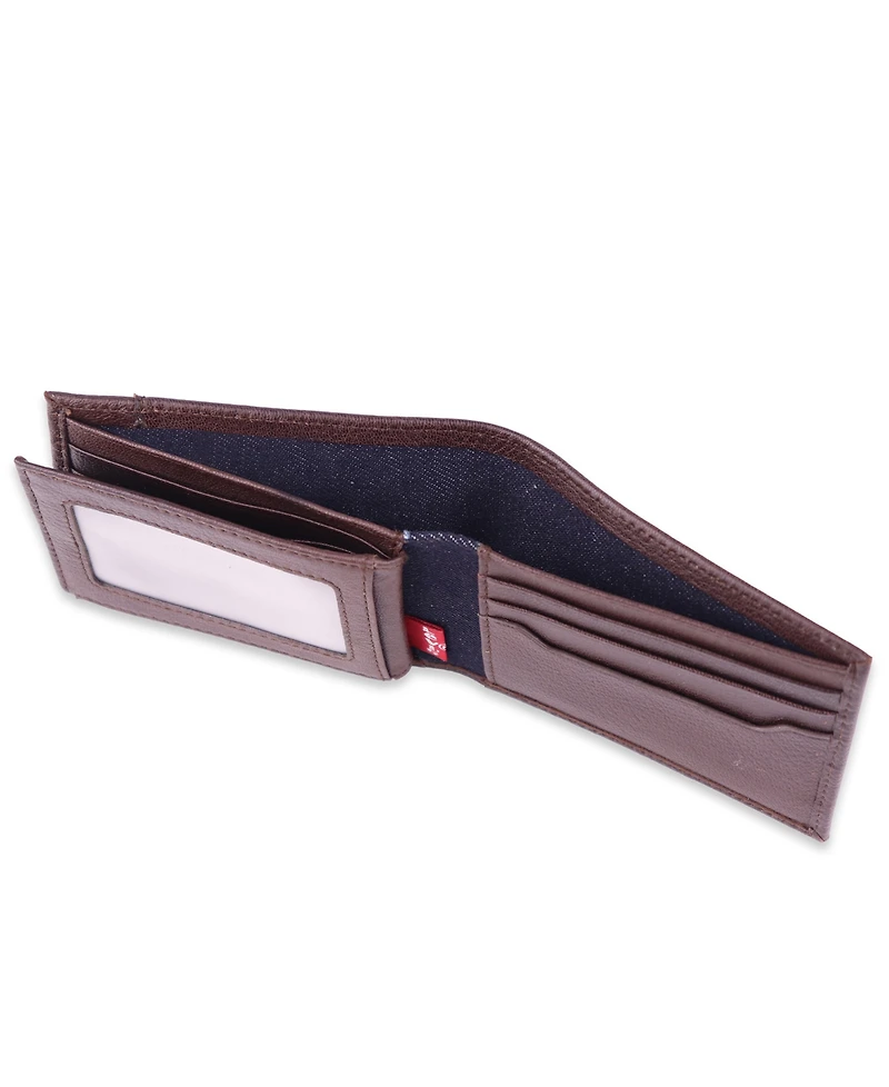Levi's Men's Extra-Capacity Corded Cover Bi-Fold Wallet