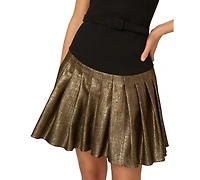 Adrianna Women's Strapless Drop-Waist Minidress