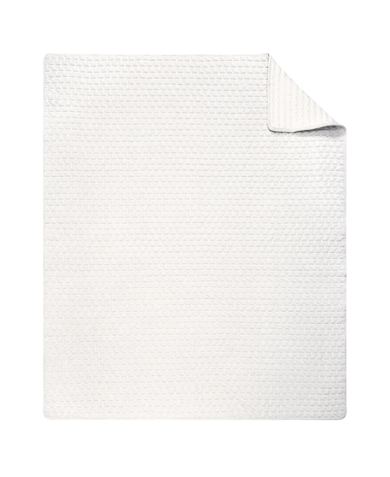 Levtex Velvet Stitch Reversible Quilted Throw, 50" x 60"