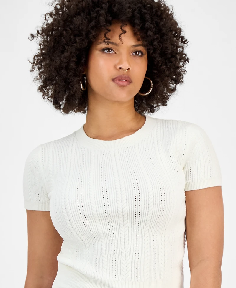 Guess Women's Marcie Chenille Cable Sweater