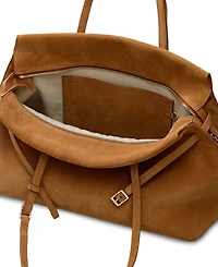 Radley London The Christina Large Suede Zip Top Shoulder Bag