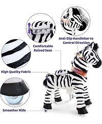 PonyCycle Ride-on Horse Zebra Model U Size 3 for 3-4 Years