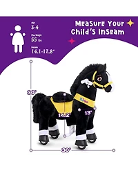 PonyCycle Ride-on Horse Model E Size 3 for 3-4 Years