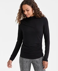 I.n.c. International Concepts Petite Mock-Neck Top, Macy's Exclusive
