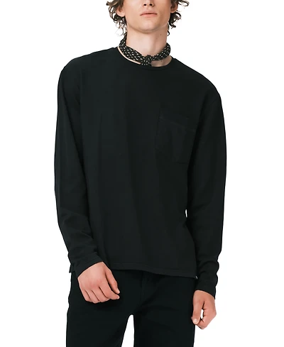 Buffalo David Bitton Men's Kade Long Sleeve Crewneck T-Shirt