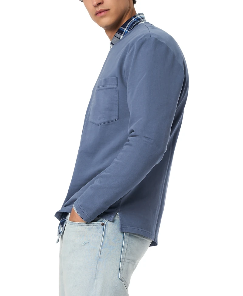 Buffalo David Bitton Men's Kade Long Sleeve Crewneck T-Shirt