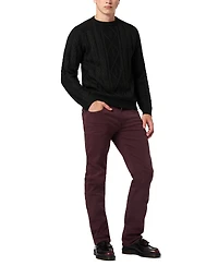 Buffalo David Bitton Men's Walder Solid Cable Knit Sweater