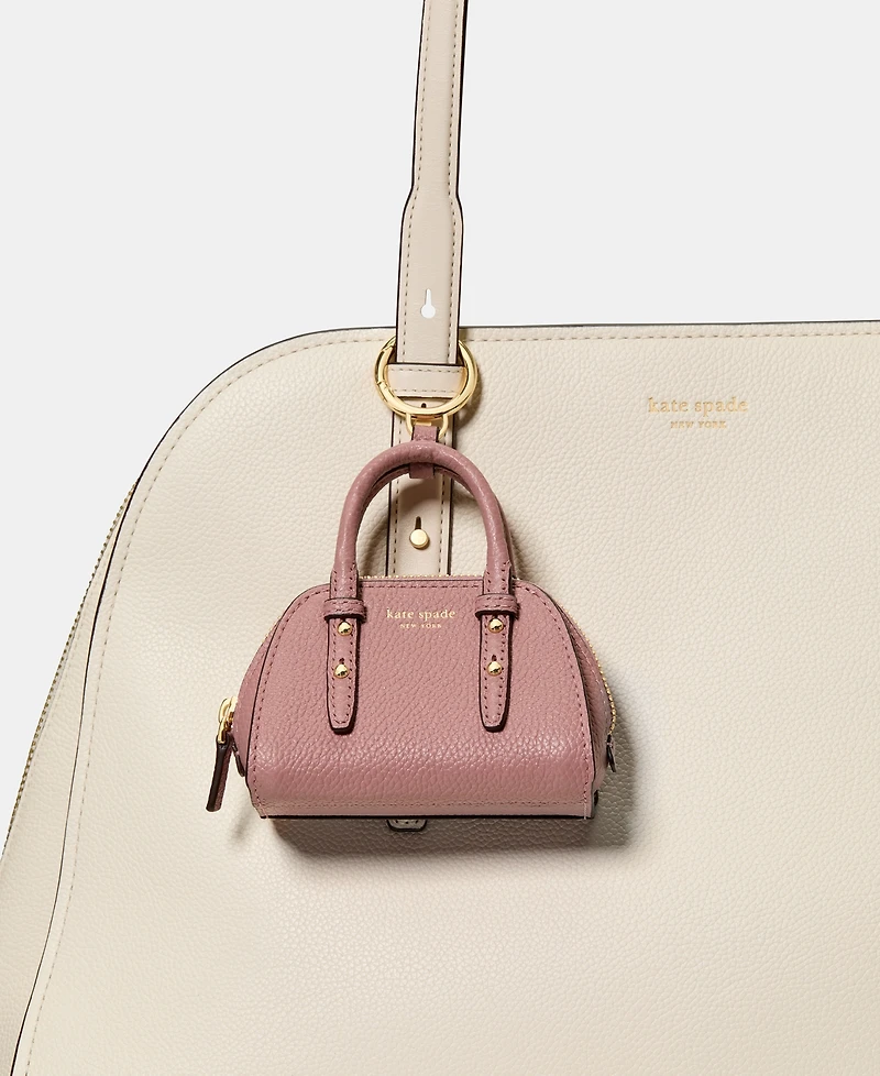 kate spade new york Charmed Pebbled Leather Bag Charm