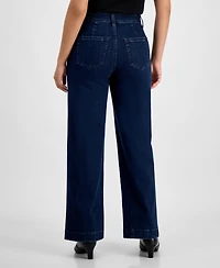 I.n.c. International Concepts Petite Flat-Front Denim Pants, Created for Macy's