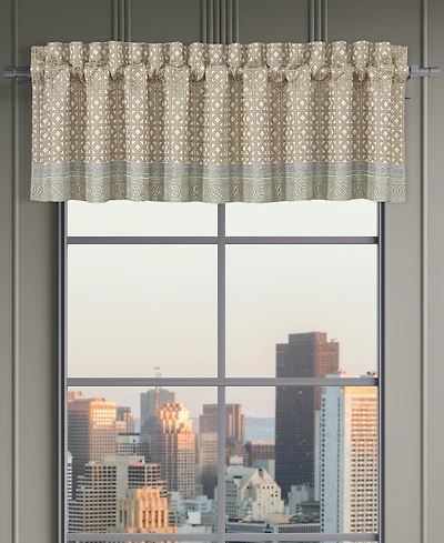 J Queen New York Alaro Window Straight Valance, 21" x 88"