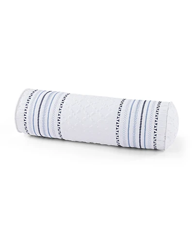 J Queen New York Bayside Neckroll Decorative Pillow, 7" x 20"