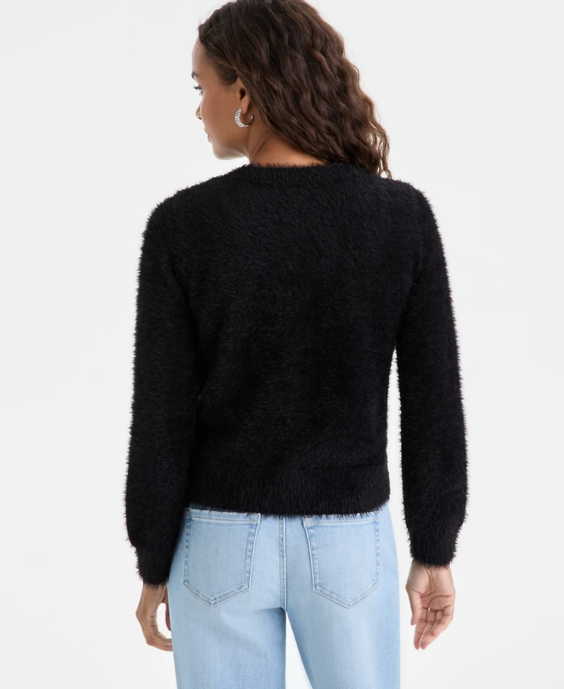 I.n.c. International Concepts Petite Rhinestone-Button Cardigan, Macy's Exclusive