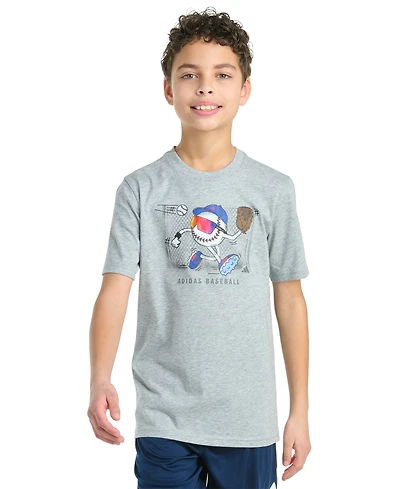 adidas Big Boys Short Sleeve Stunner Outfield T-Shirt