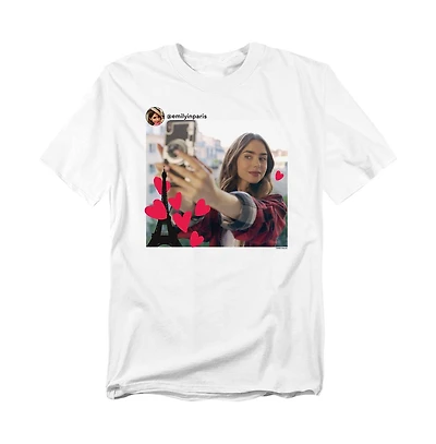 Logovision Men's Emily Paris Selfie T-Shirt
