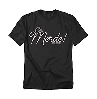 Logovision Men's Emily Paris Oh, Merde! T-Shirt