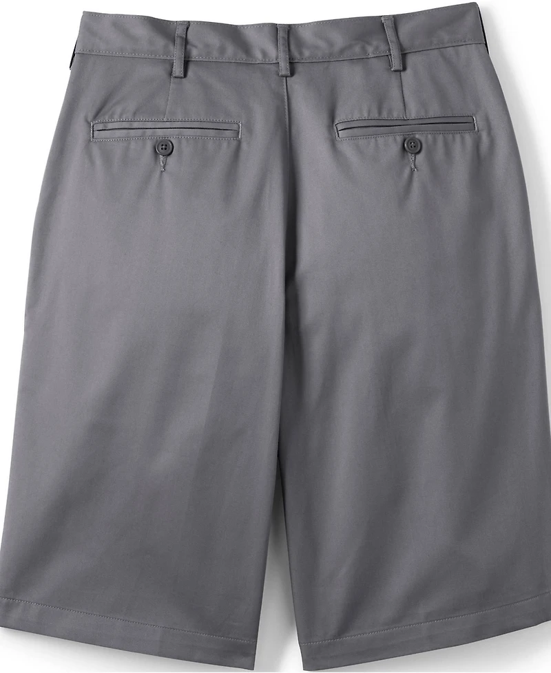 Lands' End Men's 11" Plain Front Blend Chino Shorts