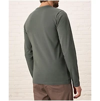 Pact Men's Organic Cotton Luxe Stretch Jersey Slim Long Sleeve Tee