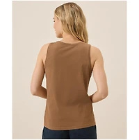 Pact Women's Organic Cotton Softspun High Neck Tank