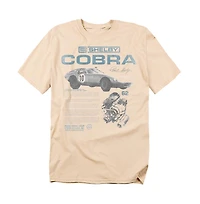 Logovision Men's Shelby Cobra Racing Infographic T-Shirt