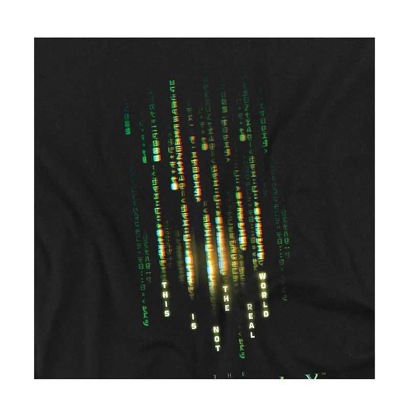 Logovision Men's The Matrix This Is Not Real World T-Shirt