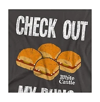 Logovision Men's White Castle My Buns T-Shirt