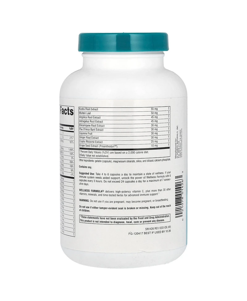 Source Naturals Wellness Formula Advanced Immune Support