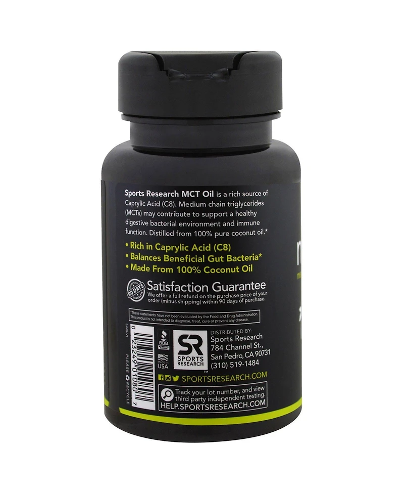 Sports Research Mct Oil 120 Softgels (1