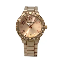 Rose Gold Elegant Rhinestiones Women Watch