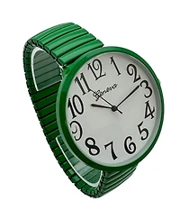 Olivia Pratt Green Big Face Fun Colors Women Watch