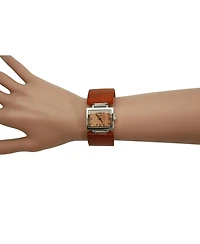 Olivia Pratt Square Wood Women Watch