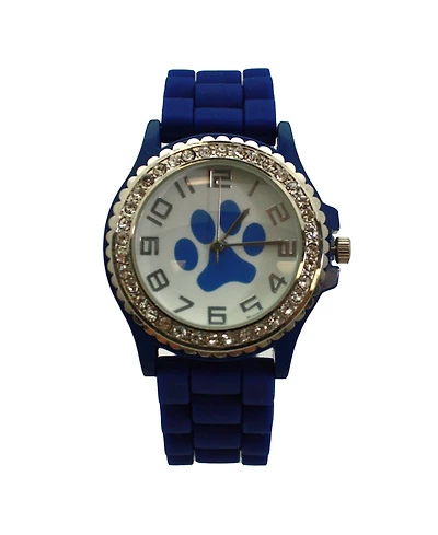 Olivia Pratt Every Day Silicone Paw and Rhinestones Colorful Women Watch